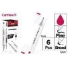 Marker Chromax z 2 końcówk. carmine 11 (6szt)