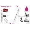 Marker Chromax z 2 końcówk. azalea purple 87 (6szt