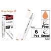 Marker Chromax z 2 końcówk. rose beige 97 (6szt)