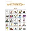 Plansza edukacyjna Rok liturgiczny z symbolami PCS