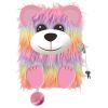 Pamiętnik A5/96K z kłódką 3D Rainbow bear