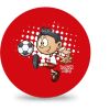 Piłka PVC Sportox Kids 230mm - Piłkarz