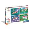 Puzzle 4w1 Super Kolor A Day With Unicorns
