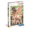 Puzzle 2x60 Super Kolor Brothers In Fur