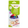 Kredki trójkątne 12szt 24 kolory HAPPY COLOR