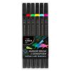 Markery Brush z cienkopisem 6 kolorów KIDEA