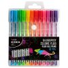 Długopisy żelowe fluo 12 kolorów KIDEA