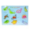 Układanka puzzle drewniane dinozaury