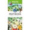 Mapa z naklejkami Przyroda Polski