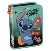 Piórnik dwuklapkowy bez wyposażenia Stitch mint