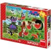 Puzzle dla dzieci 3w1 Krecik i parasol