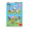 Puzzle 2w1 Świnka Peppa i przyjaciele