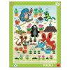 Puzzle 40 ramkowe Krecik w ogródku