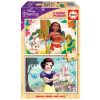 Puzzle drewniane 2x50 Vaiana Królewna Śnieżka