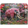 Puzzle 500 Kwiatowy słoń
