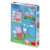 Puzzle Baby 3w1 Świnka Peppa