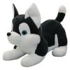 Maskotka przytulanka Husky czarno biały 30cm