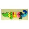 Puzzle drewniane Krokodyl