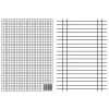 Liniuszek A4 kratka/linia (10szt)
