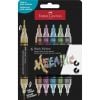 Marker akrylowy Black Edition 6kol FABER-CASTELL