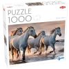 Puzzle 1000 White horses on the beach