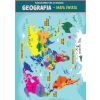 Karta edu składana geografia - świat A4