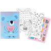 Kolorowanka z naklejkami A4/40K Bebe Kids pastel