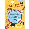 Szukaj, koloruj i licz. Psy i koty
