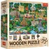 Puzzle drewniane 1000 Francja znane miejsca TREFL