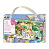 Stwórz pejzaż miejski Barcelona - puzzle drewniane