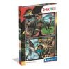 Puzzle 2x60 Super kolor Jurassic World