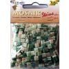Mozaika kamyczki marmurkowe 5x5mm zielona