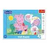 Puzzle ramkowe 15 Najmilsza świnka TREFL