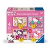 Puzzle dla dzieci 2D: Hello Kitty 4w1
