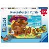 Puzzle dla dzieci 2D: Misie na wakacjach 2x24el