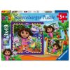 Puzzle dla dzieci 2D: Dora 3x49el