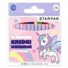 Kredki woskowe 12 kolorów Unicorn