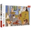 Puzzle 500 Pokój van Gogha Psia Rewolucja TREFL