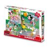 Puzzle 3x55 Myszka Miki Sportowcy