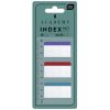 Zakładki indeksujące z linijką Pet 44x25mm 30szt