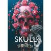 Kolorowanka A4 pionowa 8 obrazków Skull różowe