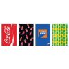 Teczka A4 z gumką Mat+UV Coca Cola (10szt)