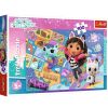 Puzzle 100 Przyjaźń w kocim domku TREFL