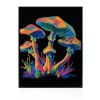 Diamond Dotz - Adults Flocked Neon Mushrooms