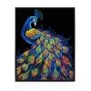 Diamond Dotz - Adults Flocked Neon Peacock