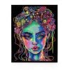 Diamond Dotz - Adults Flocked Neon Girl