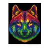 Diamond Dotz - Adults Flocked Neon Wolf