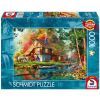 Puzzle PQ 1000 Młyn wodny piękną jesienią