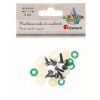 Oczy do maskotek plastikowe 10mm z mocowaniem 8szt