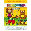 Kolorowanka. Zabawki. Nauka pisania i zabawa